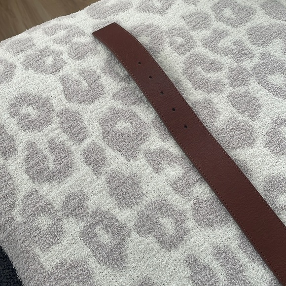 Brown Leather Belt medium - Picture 3 of 3